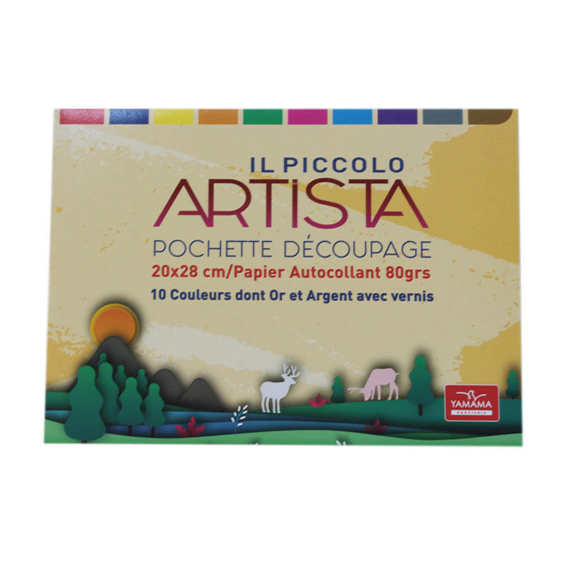 POCH DECOUPAGE L ARTISTA GM AUTOCOLLANT YAMAMA.