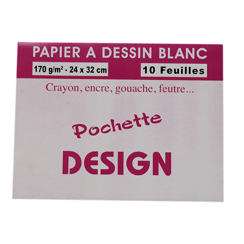 PAPIER DESSIN CANSON BLANC 170G VIDEX