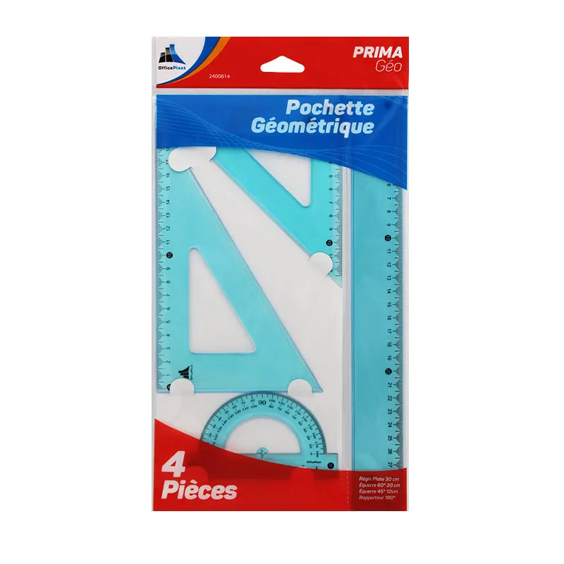 POCH GEO OFFICEPLAST 30CM PRIMA GEO 4 PIECES 2400814.