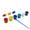 Coffret Peinture 6 Pots Acrylique 10ml + 2 Pinceaux – Vertex