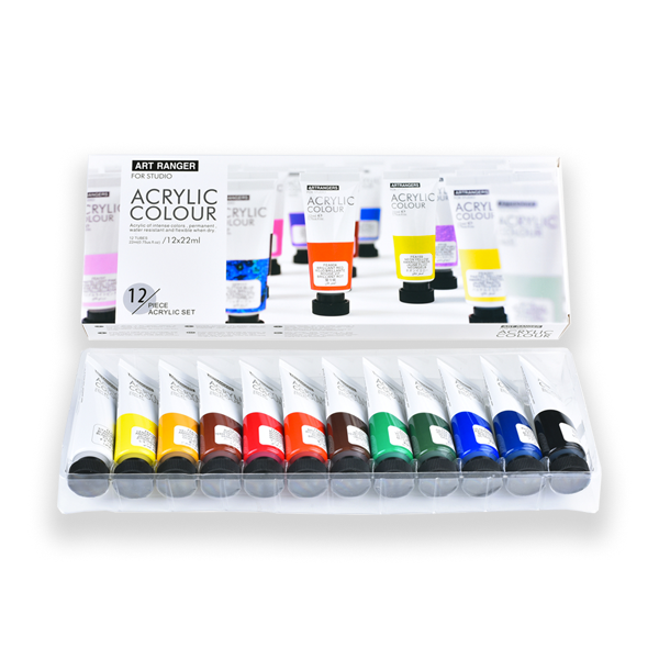 ACRYLIC 12T*22ML BASIC REF NA1222.