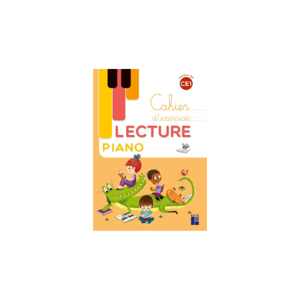 lecture piano cahier d'exercices CE1