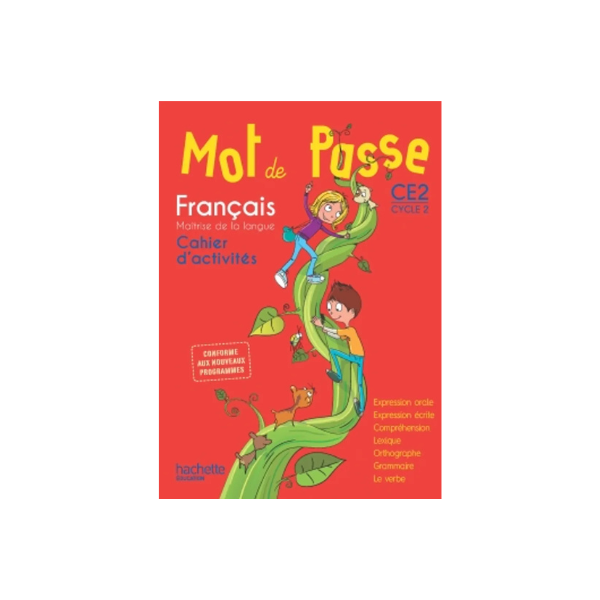 MOTS DE PASSE CAHIER DE FRANCAIS CE2