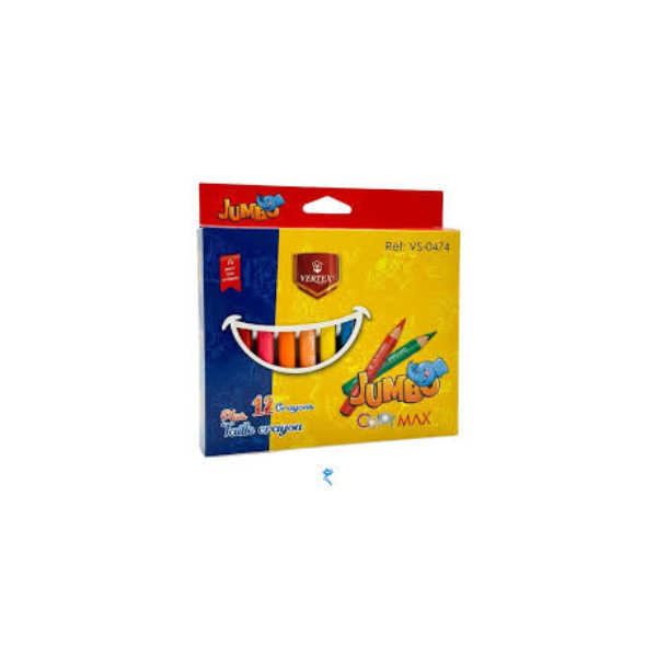 CRAYON COULEUR 12/9 JUMBO VERTEX VS-474