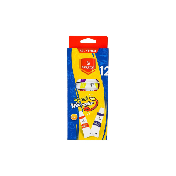 GOUACHE DE 12 WATERCOLOR 9ML VERTEX