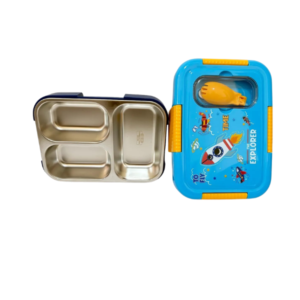 LUNCH BOX 3 GRID 750ML NO2666A