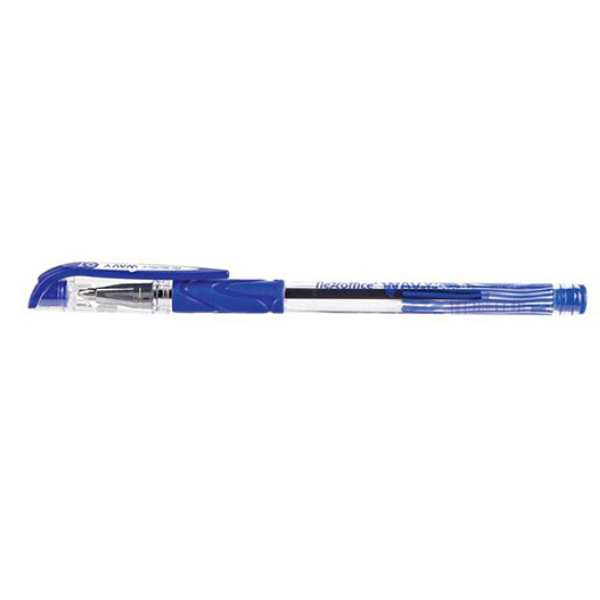 STYLO BILLE FLEXOFFICE 0.7 BLEU REF FO-045