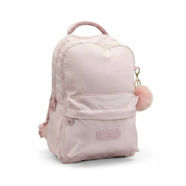 SAC A DOS SCOLAIRE ROSE PASTEL KALINO 10250