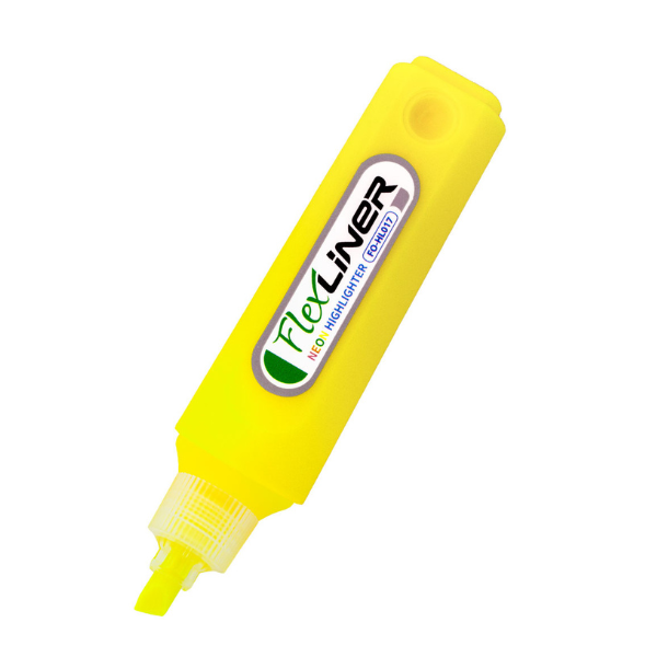 SURLIGNEUR FLEXOFFICE JAUNE REF FO-HL017