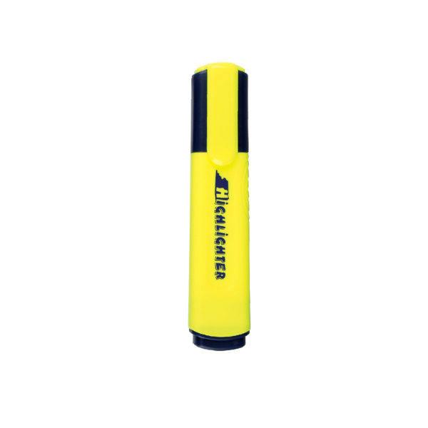 SURLIGNEUR FLEXOFFICE JAUNE REF FO-HL06
