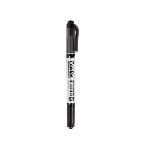 MARQUEUR PERMANENT FLEXOFFICE NOIR REF FO-PM07