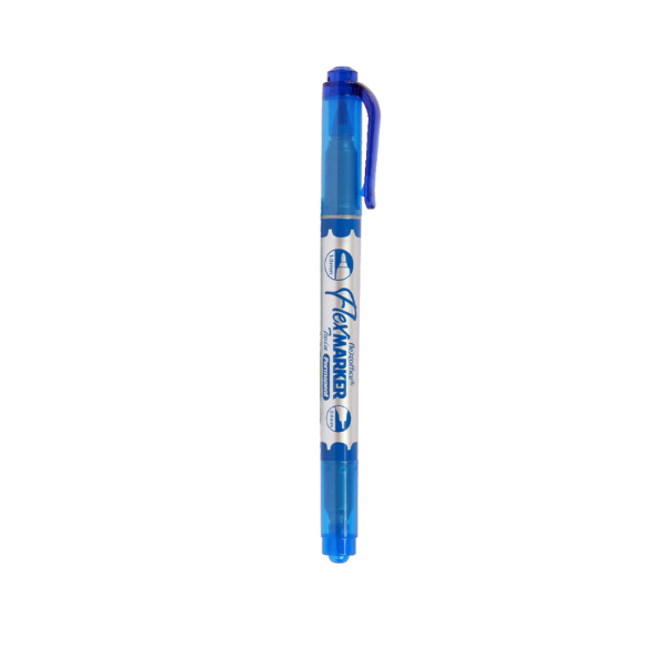 MARQUEUR PERMANENT FLEXOFFICE BLEU REF FO-PM07