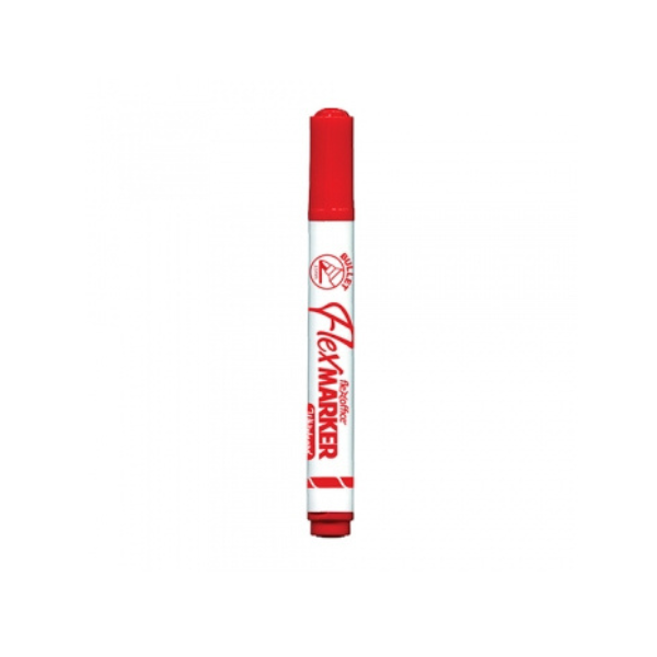 MARQUEUR TABLEAU BLANC FLEXOFFICE ROUGE REF FO-WB03