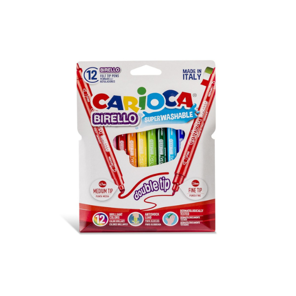 FEUTRE DE 12 BIRELLO SUPER LAVABLE CARIOCA 42753