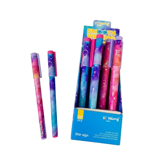 STYLO GEL 0.7MM STAR SIGN YALONG YL242618