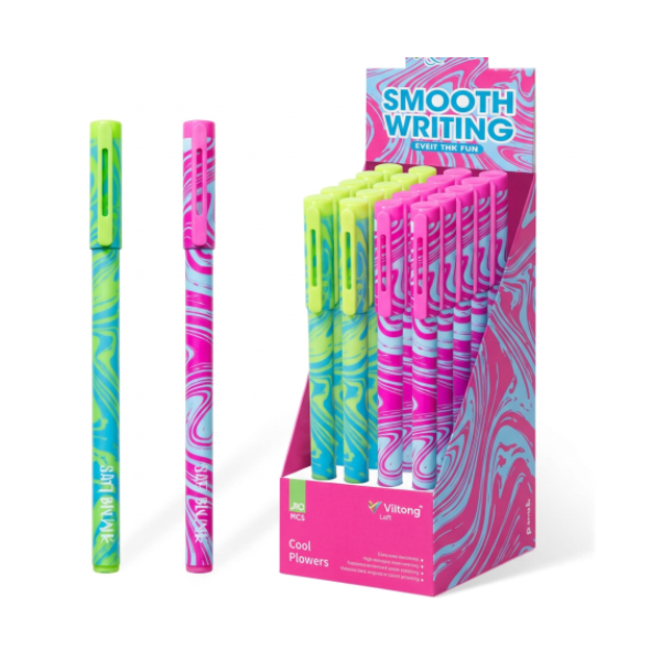 STYLO GEL 0.7MM FLOWER YALONG YL232701