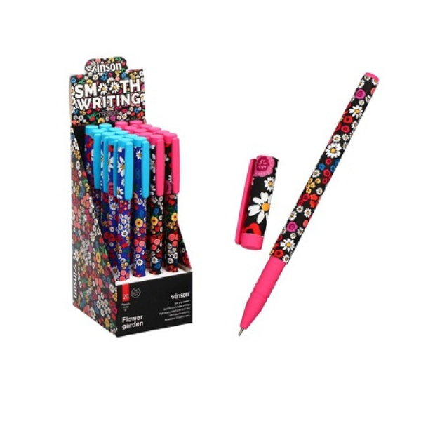 STYLO GEL 0.7MM COOL FLOWER YALONG YL232698