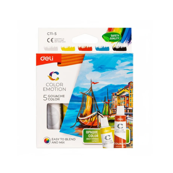 GOUACHE EN TUBE DELI DE 5 METAL C11-5