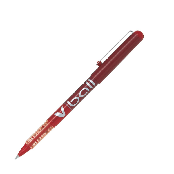 STYLO GEL V-BALL ROLLER 0.5MM ROUGE PILOT