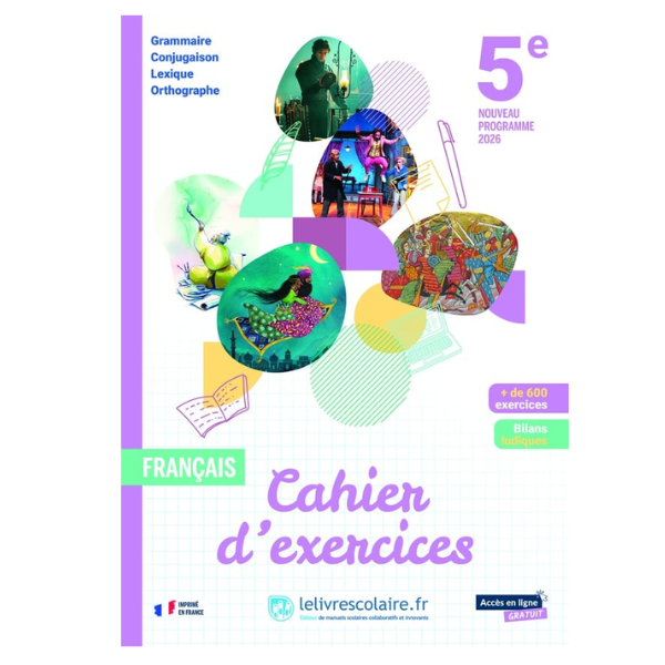Français - 5e - Cahier d'exercices (édition 2026)