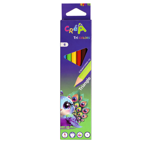 CRAYON COULEUR 6/18 BC TRIANGLE PURPLE 2601424