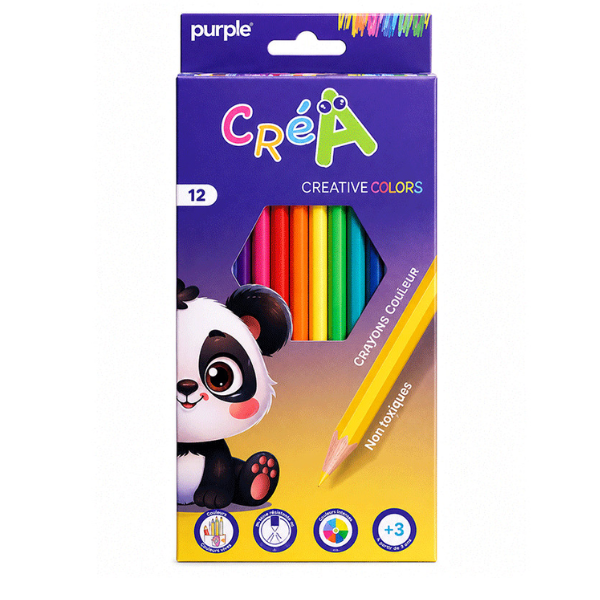 CRAYON COULEUR 12/18 BC HEXAGONAL PURPLE 2110144