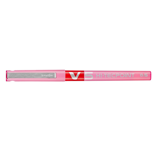 STYLO GEL HI-TECPOINT V5 ROSE PILOT