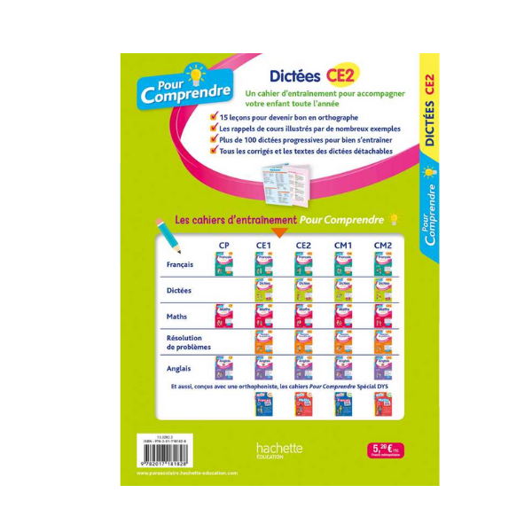 POUR COMPRENDRE DICTEES CE2
