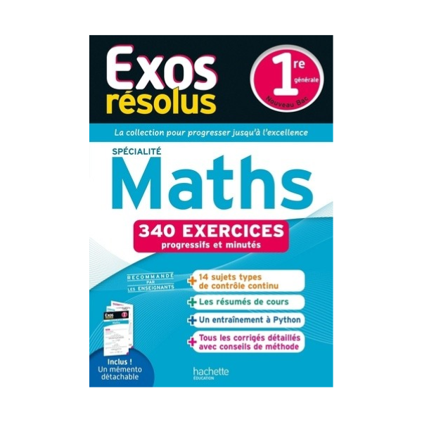 EXOS RESOLUS SPECIALITE MATH 1ER