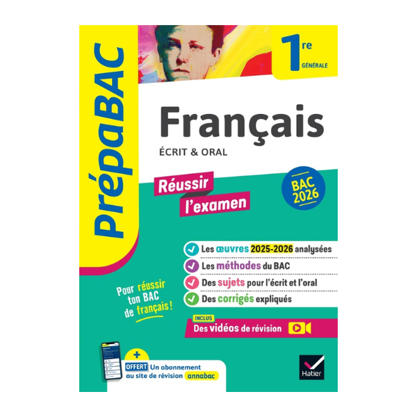 PREPABAC FRANCAIS 1RE GENERALE BAC DE FRANCAIS 2026 (ECRIT & ORAL)