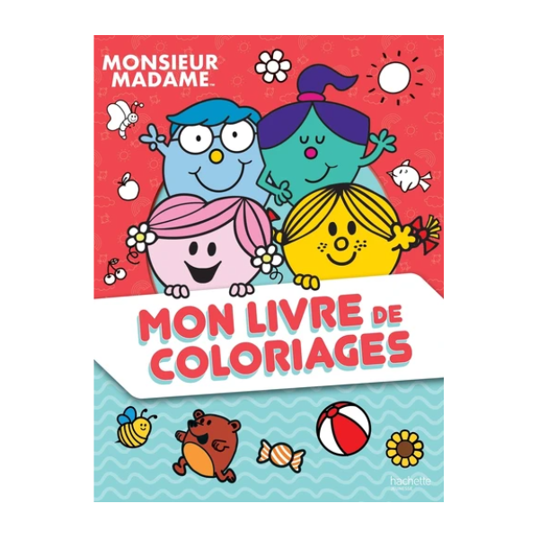 MONSIEUR MADAME - MON LIVRE DE COLORIAGES