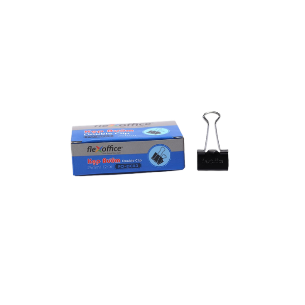 PINCE DOUBLE CLIP FLEXOFFICE 25 REF FO-DC03
