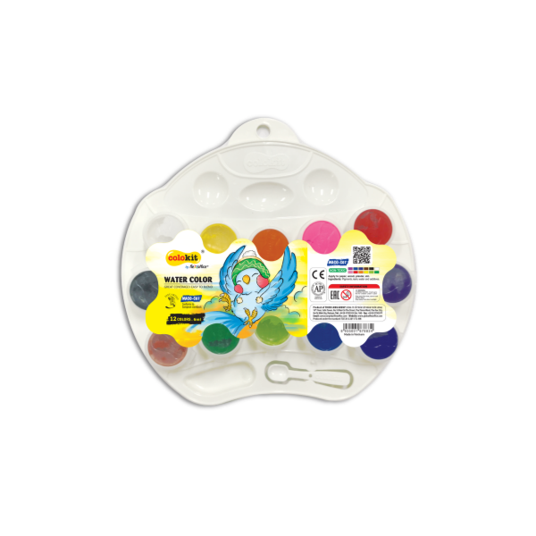 AQUARELLE 12 COULEURS REF WACO-C07