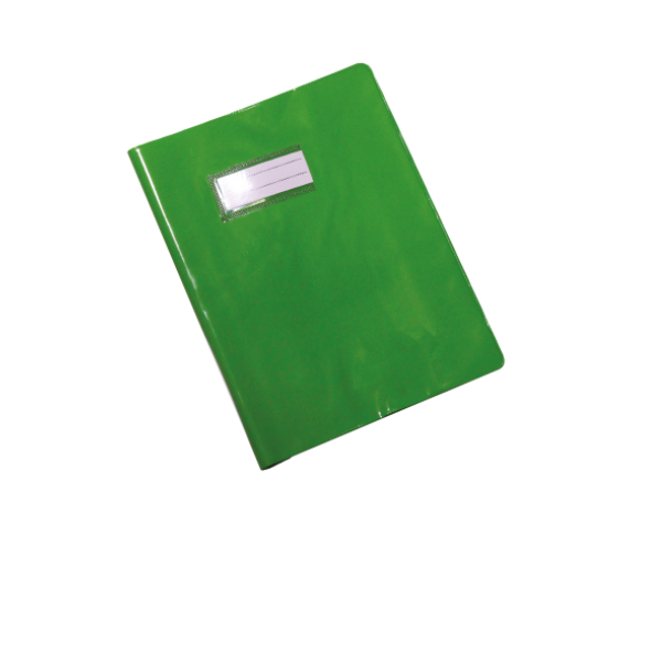 P CAHIER 17*22 GLOSSY VERT PISTACHE PURPLE 1100125
