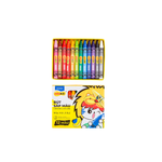 CRAYON DE CIRE 12COULEURS FLEXOFFICE REF CR-C016