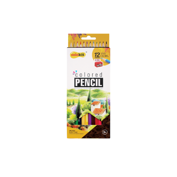CRAYON DE COULEUR 12/18 ASSORTI REF CPC-C012
