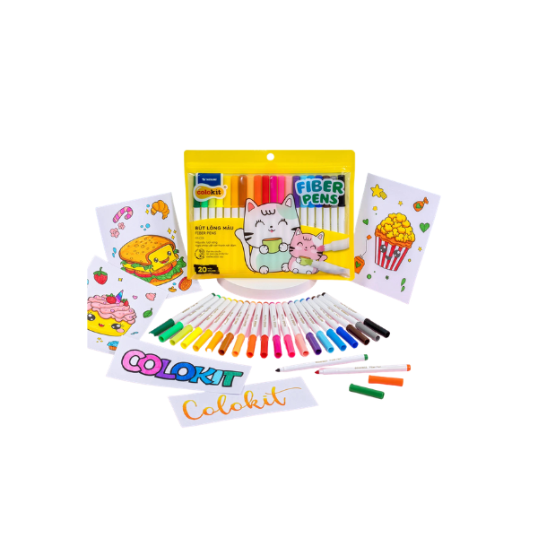 FEUTRE 20 COULEURS FLEXOFFICE REF FP-C03