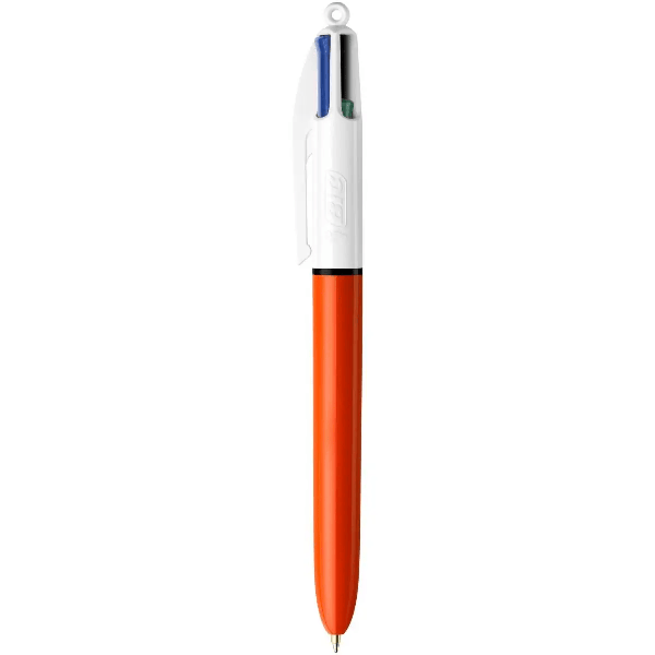 BIC - Stylo Bille 4 Couleurs Pointe Fine.