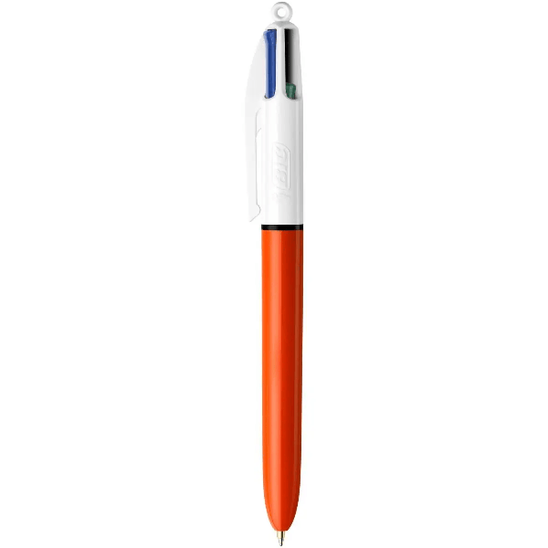 BIC - Stylo Bille 4 Couleurs Pointe Fine