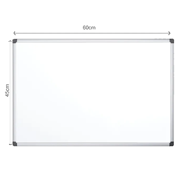 TABLEAU BLANC MAGNETIQUE 45*60CM - BLANC P.