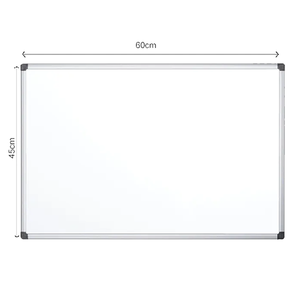 TABLEAU BLANC MAGNETIQUE 45*60CM - BLANC P