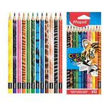 Maped - 12 Crayons Couleur - Animals.