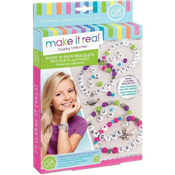 Block and Rock Charm Bracelets – Kit Créatif.