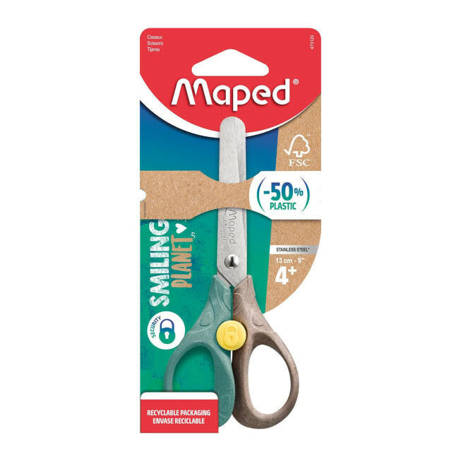 Maped - Ciseaux de Sécurité Smiling Planet 13.