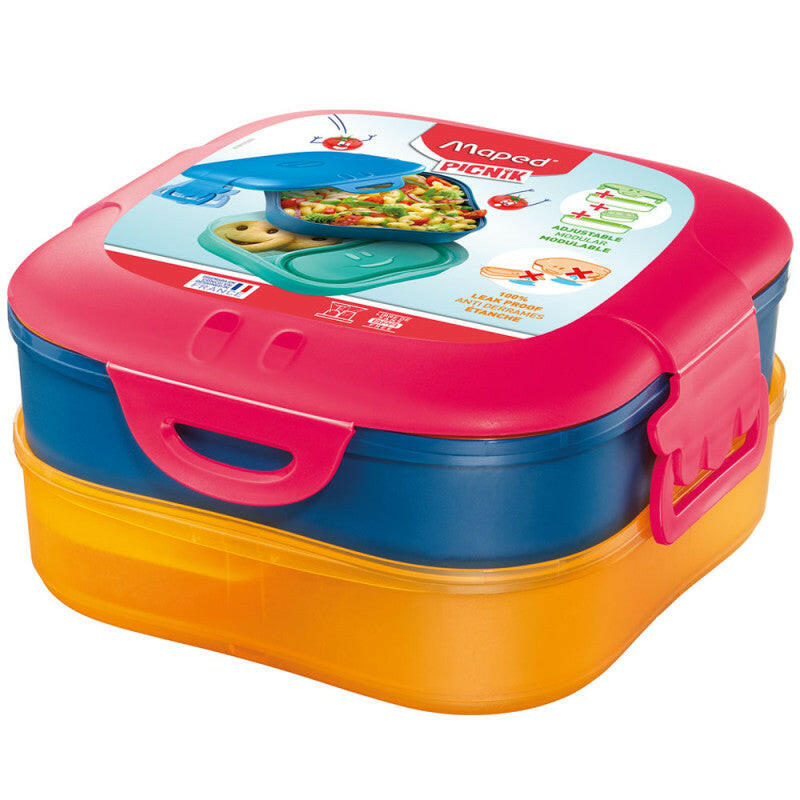Boîte à Déjeuner Maped Concept Kids 3en1, Rose - Réf.870701.