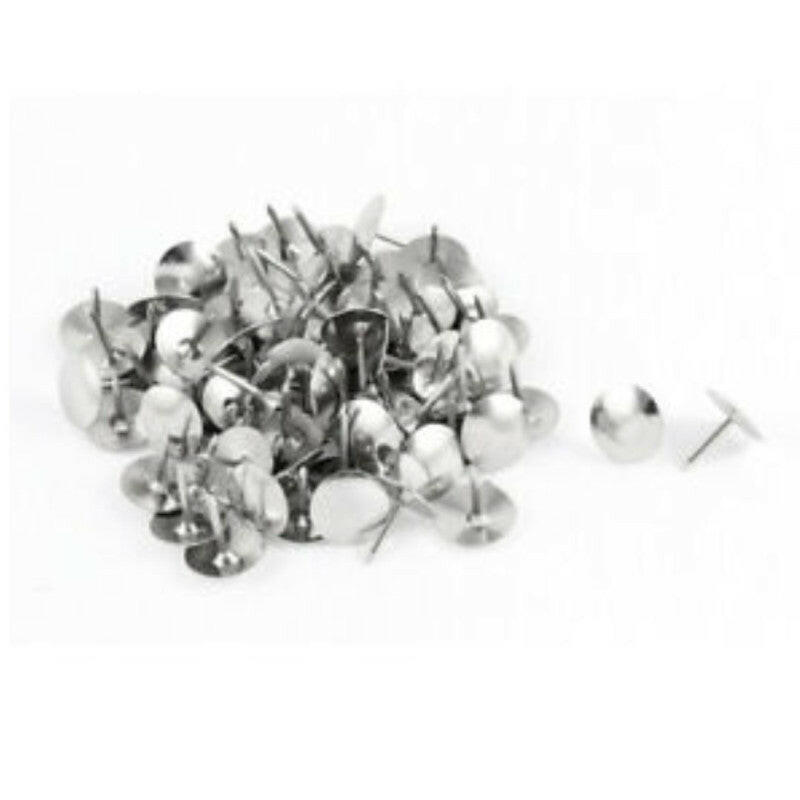 Boite De 50 Punaises argent Métalliques Buro Max.