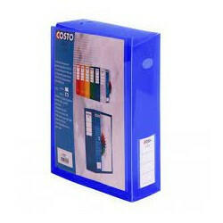 BOITE PP PERSO TRANS BLEU D80.