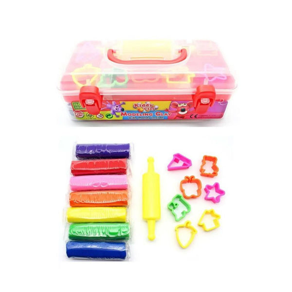 Boite de Pâte à Modeler avec Accessoire 550 gr - Kiddy Clay