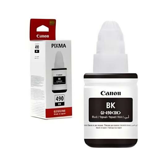 BOUTEILLE ENCRE CANON GI-490 NOIR