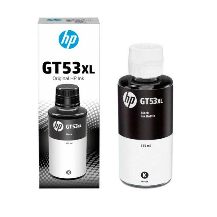 Bouteille d’encre HP GT53XL Noir - 135 ml - Originale.